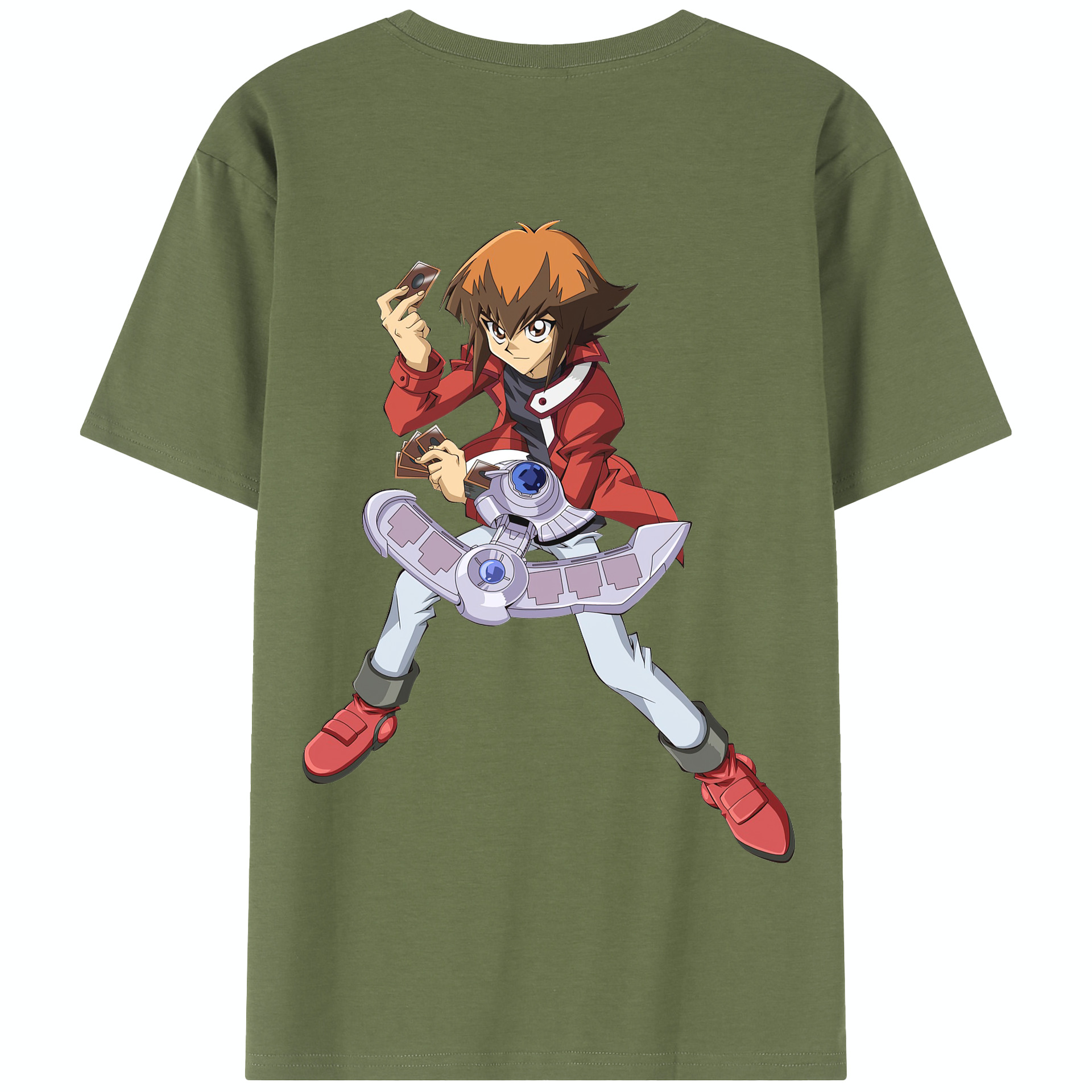 （画像用） 遊☆戯☆王 Yu-Gi-Oh! 綿100％半袖Tシャツ（背面プリント）